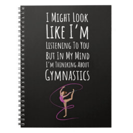 Caderno Espiral Funny Gymnastics Team Gifts Sport Teen Girls Women