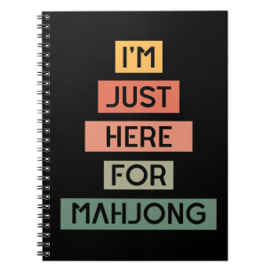 Caderno Espiral Funny Mahjong