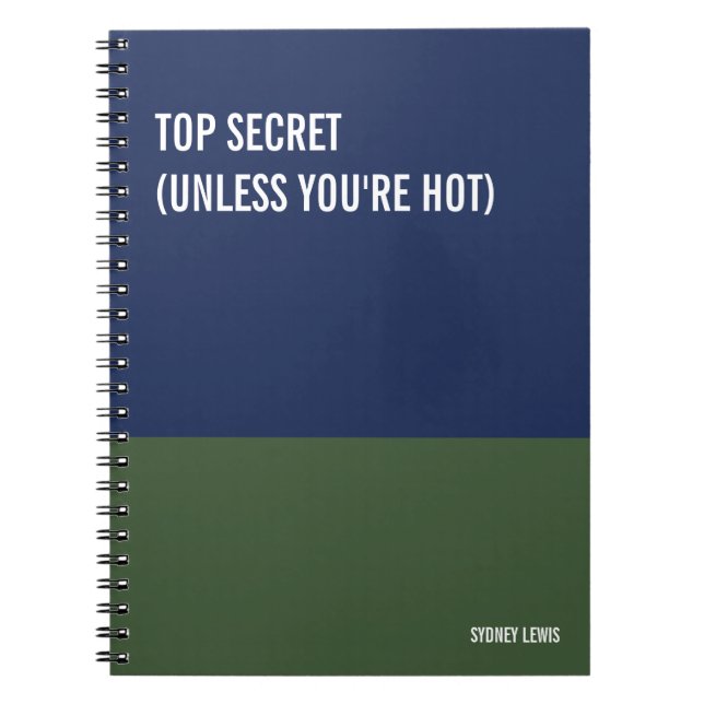 Caderno Espiral Funny Notebook, Humorous Writing Pad Journal, Note (Frente)