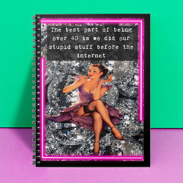 Caderno Espiral Funny Notebook Journal Best Friend Gift "40"