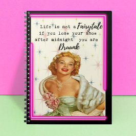 Caderno Espiral Funny Notebook Journal Best Friend Gift "Fairy"