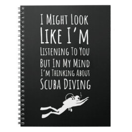 Caderno Espiral Funny Scuba Diving Gifts For Him Humor Snorkeling