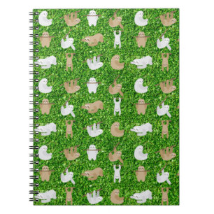 Caderno Espiral funny sloths