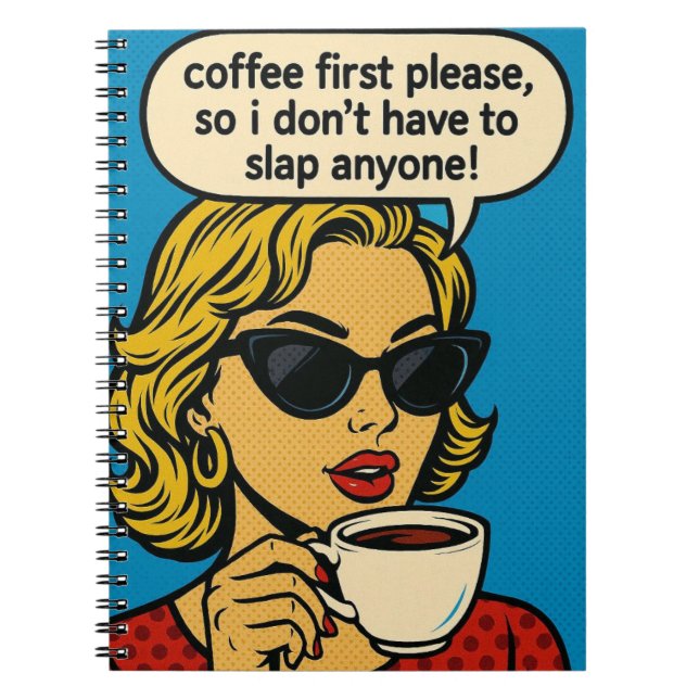 Caderno Espiral Funny Spiral Photo Notebook (Frente)