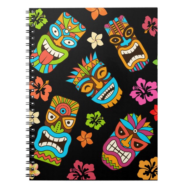 Caderno Espiral Funny Tiki (Frente)