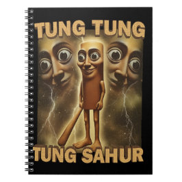 Caderno Espiral Funny Viral-Style Cartoon | Meme Aesthetic Art