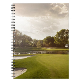 Caderno Espiral Furo do golfe
