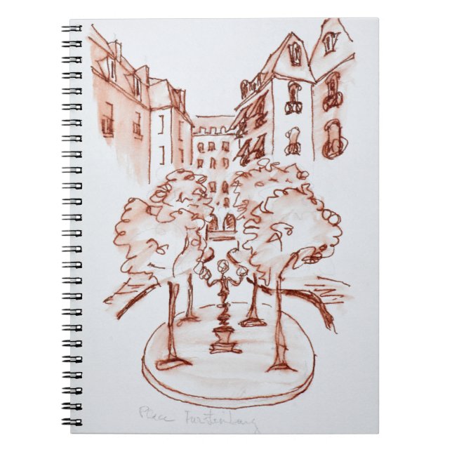 Caderno Espiral Furstenberg, Igreja de Saint-Germain-des-Pres, Par (Frente)