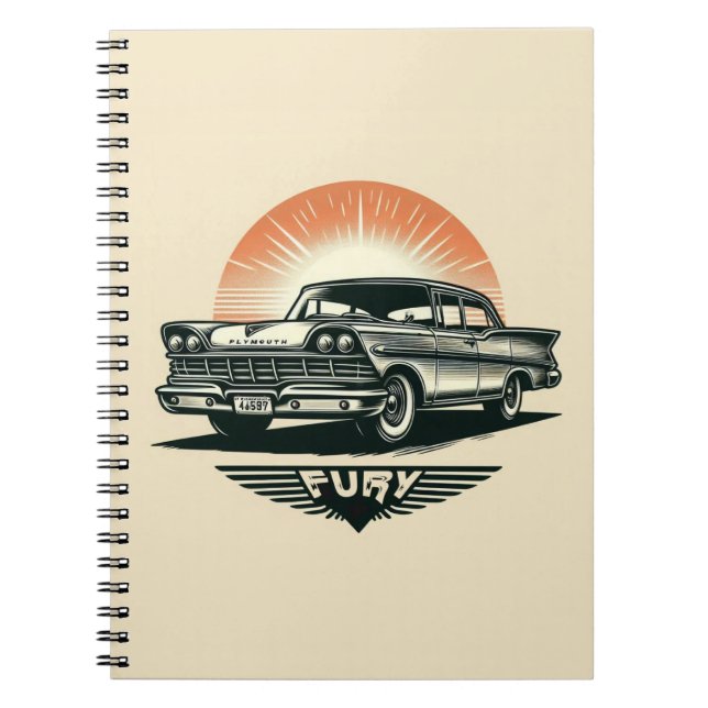 Caderno Espiral Fury (Frente)