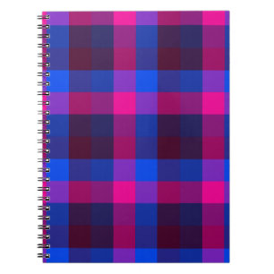 Caderno Espiral Fusão de mosaico néon