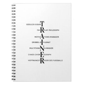 Caderno Espiral Fußball-Trainer