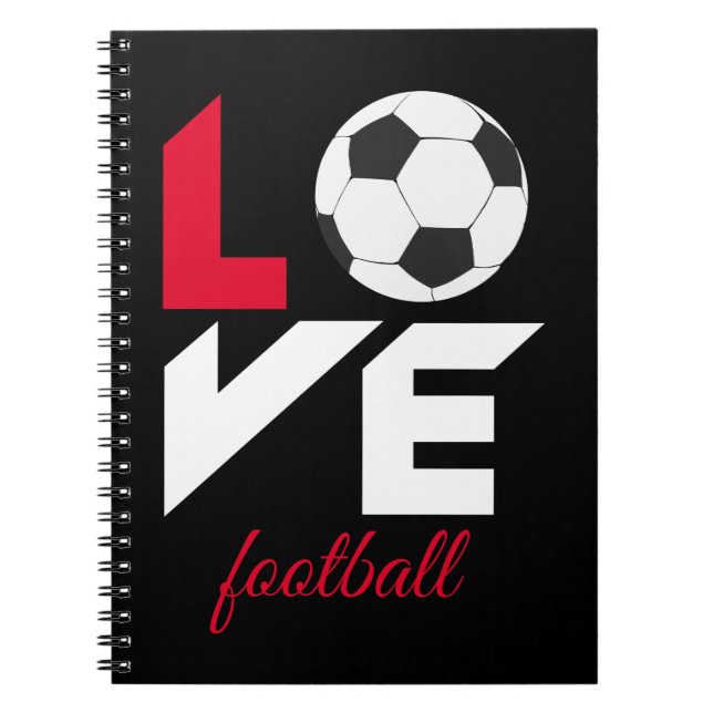 Caderno Espiral Futebol amado (Frente)