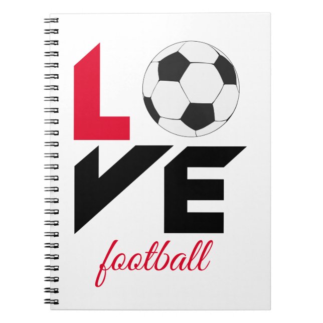 Caderno Espiral Futebol amado (Frente)