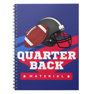 Caderno Espiral Futebol americano