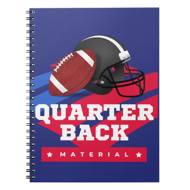 Caderno Espiral Futebol americano (Frente)
