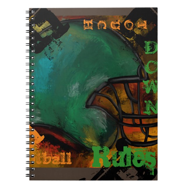 Caderno Espiral Futebol Americano (Frente)