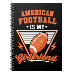 Caderno Espiral Futebol Americano é meu Namorada