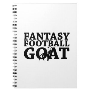 Caderno Espiral Futebol Goa da fantasia para campeões