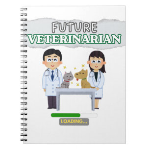 Caderno Espiral Future Veterinarian Loading – Vet Student Design