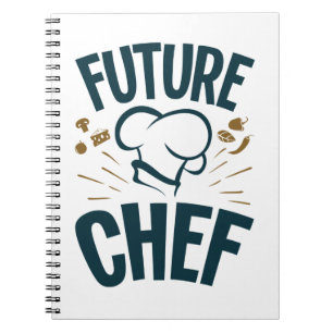 Caderno Espiral Futuro Colégio de Cozinhar de Chef