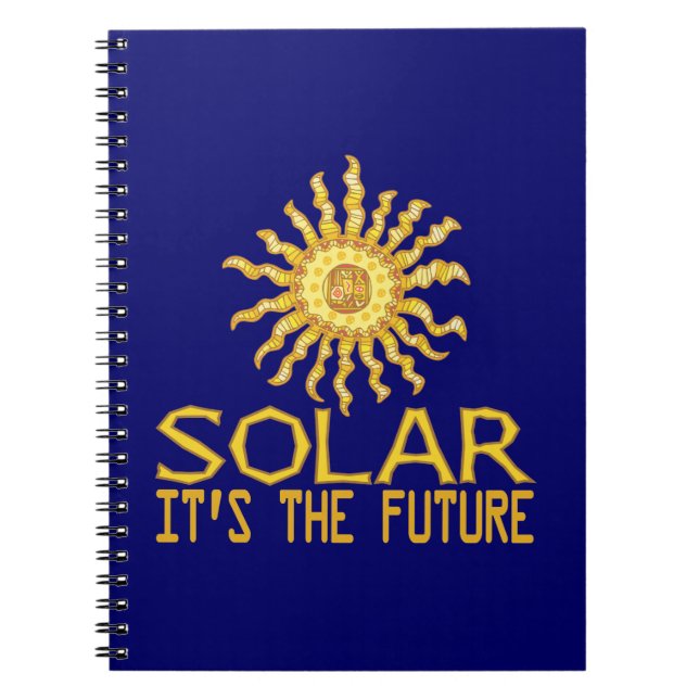 Caderno Espiral Futuro da energia solar (Frente)