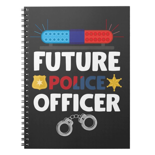 Caderno Espiral Futuro Policial Costume (Frente)