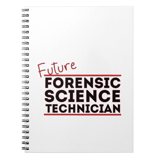 Caderno Espiral Futuro Técnico de Ciência Forense (Frente)