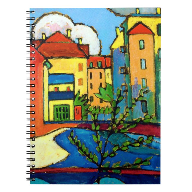 Caderno Espiral Gabriele Munter Em Schwabing (Frente)
