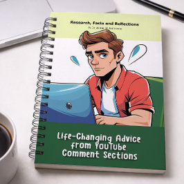 Caderno Espiral Gag gift - Notebook, pretending to be a book 