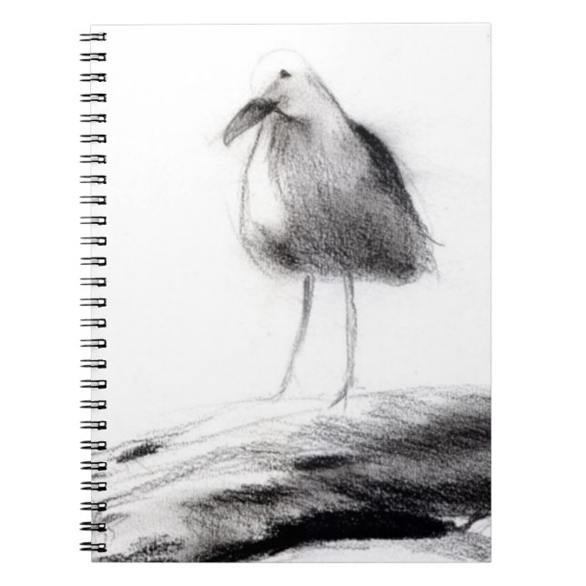Caderno Espiral Gaivota 2012 de Califórnia (Frente)