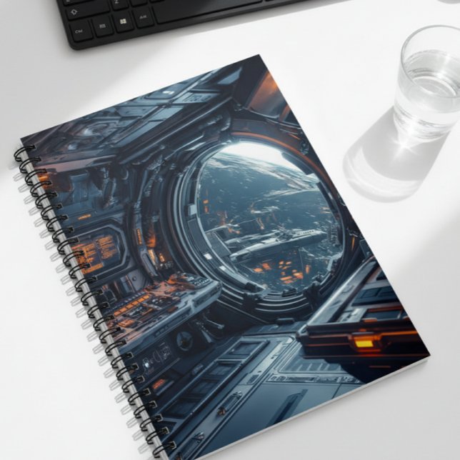 Caderno Espiral Galactic Dreams notebooks galaxy  (Criador carregado)
