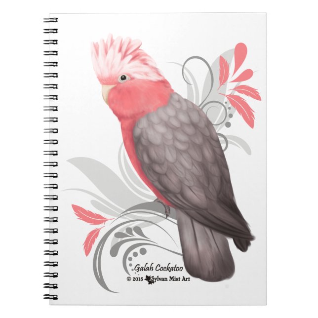 Caderno Espiral Galah Cockatoo (Frente)