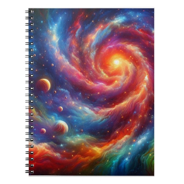 Caderno Espiral Galáxia (Frente)