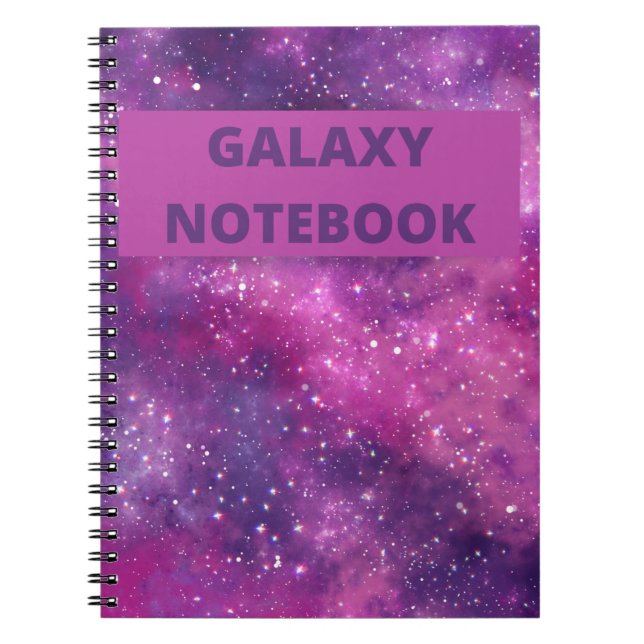 Caderno Espiral Galáxia Alcance as Estrelas  (Frente)