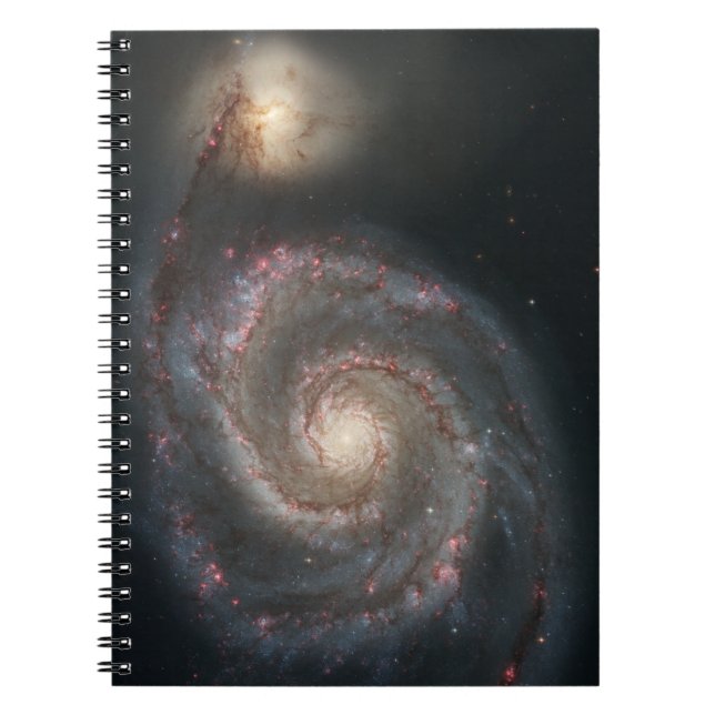 Caderno Espiral Galáxia de redemoinho (Espaço) (Universo) (Messier (Frente)