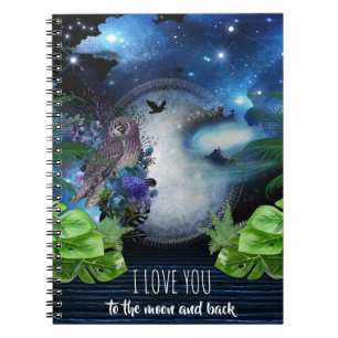 Caderno Espiral Galáxia do Espaço Exterior