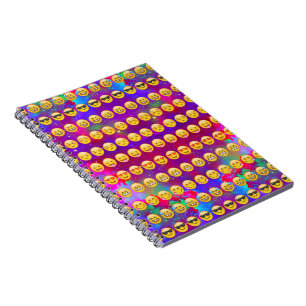 Caderno Espiral Galáxia Emojis