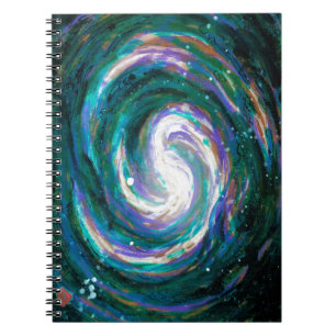 Caderno Espiral Galáxia espiral no espaço