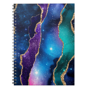 Caderno Espiral Galaxy Agate Series Design 13