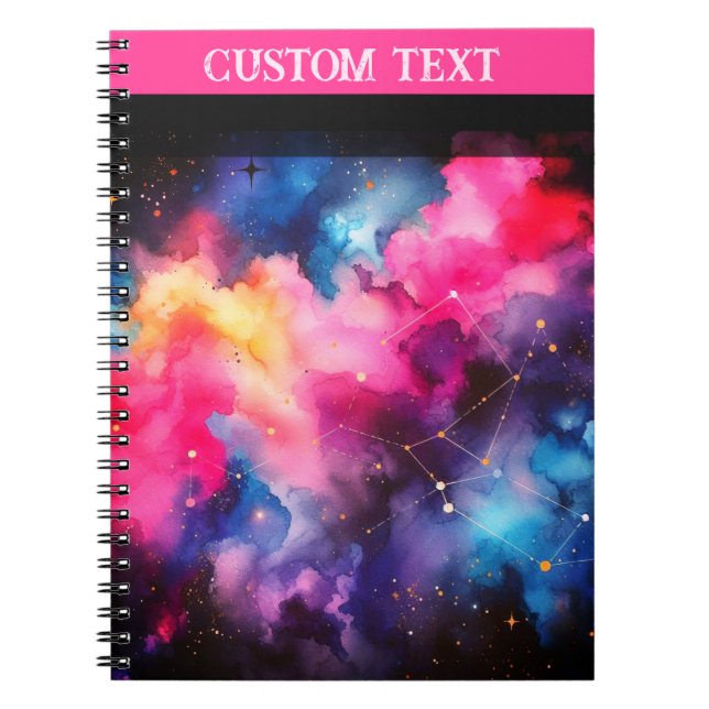 Caderno Espiral Galaxy Veil (Frente)