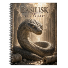Caderno Espiral Galeria de Ruínas do Basilisco Cinema Escuro