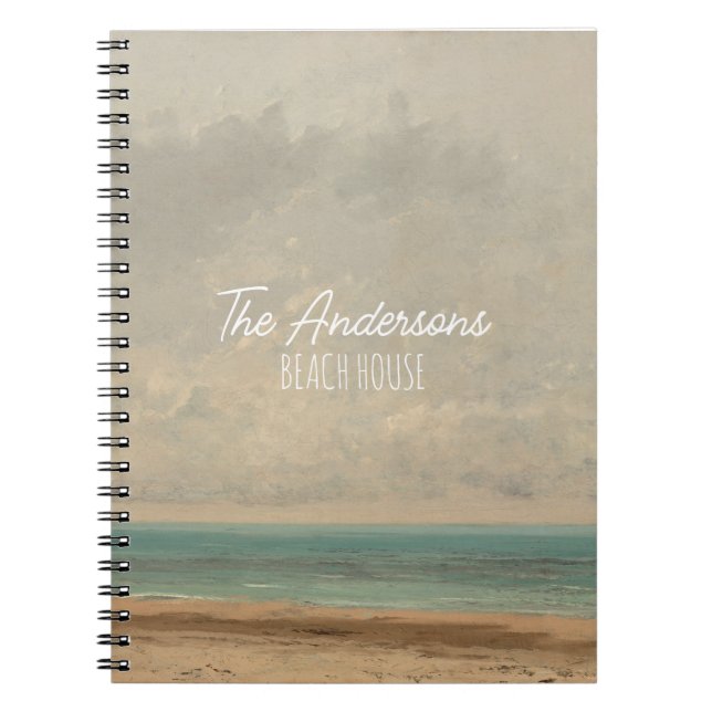 Caderno Espiral Galeria Nacional do Curso Gustave 1866 (Frente)