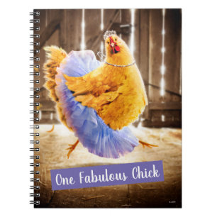 Caderno Espiral Galinha em um Tutu