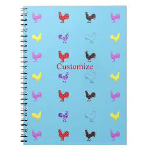 Caderno Espiral Galinha Hens Thunder_Cove
