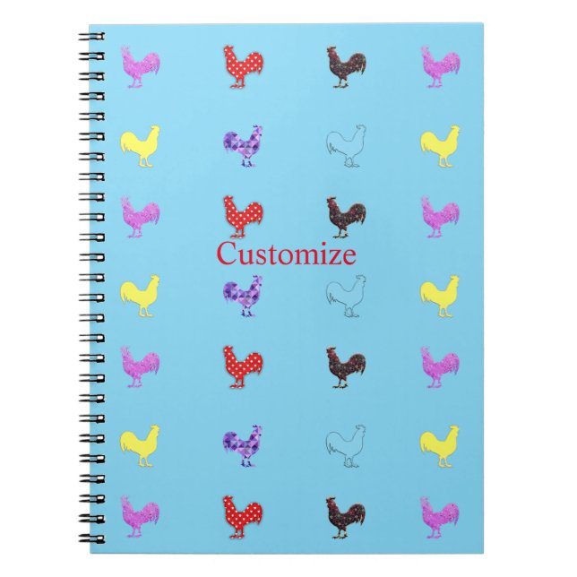 Caderno Espiral Galinha Hens Thunder_Cove (Frente)