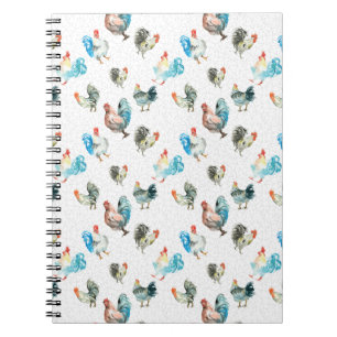 Caderno Espiral Galinha Lover Country Hens
