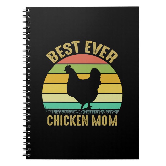 Caderno Espiral Galinha Lover | Melhor Mãe De Frango (Frente)