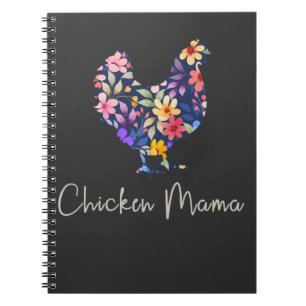 Caderno Espiral Galinha Mama Flores fazendeiro galinha