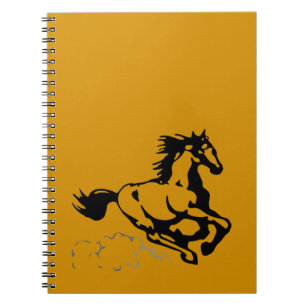Caderno Espiral Galloping Horse Selvagem e Livre