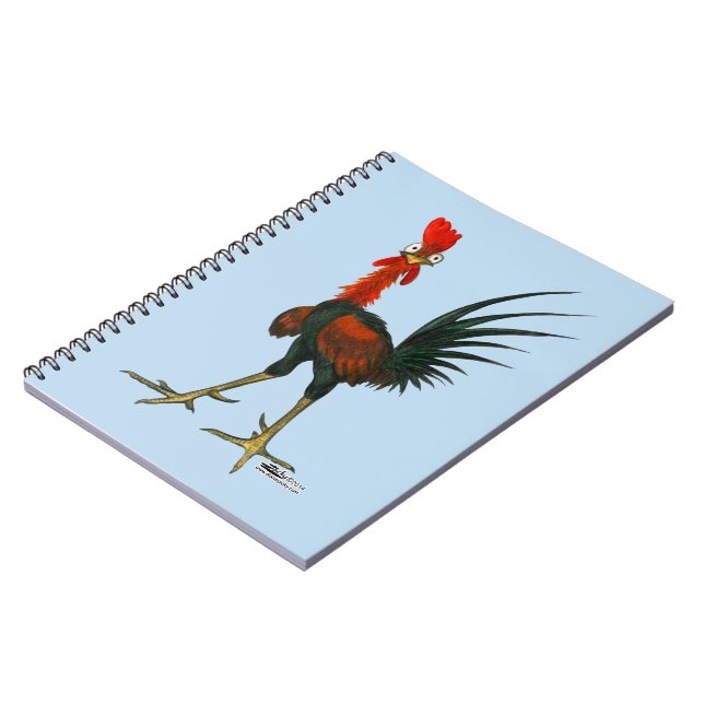 Caderno Espiral Galo Louco (Left Side)
